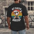67 Days Of School Bruh Teacher Kids Dabbing Baseball Men's Back Print T-Shirt 67 Days Of School Bruh Teacher Kids Dabbing Baseball Men's Back Print T-Shirt