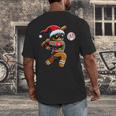 67 Gingerbread Man Playing Baseball Christmas 6 7 Meme Men's Back Print T-Shirt 67 Gingerbread Man Playing Baseball Christmas 6 7 Meme Men's Back Print T-Shirt