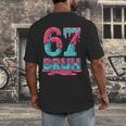 67 Ice Cream Drip Baseball For Men Women Kids Men's Back Print T-Shirt 67 Ice Cream Drip Baseball For Men Women Kids Men's Back Print T-Shirt