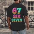 67 Ice Cream Drip Baseball Six Seven 6-7 Meme Teen Boy Men's Back Print T-Shirt 67 Ice Cream Drip Baseball Six Seven 6-7 Meme Teen Boy Men's Back Print T-Shirt