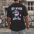 67 Meme Six Seven Baseball Ice Cream Drip Girls Boys Men's Back Print T-Shirt 67 Meme Six Seven Baseball Ice Cream Drip Girls Boys Men's Back Print T-Shirt