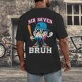 67 Six Seven Baseball Ice Cream Drip Number 67 Player Men's Back Print T-Shirt 67 Six Seven Baseball Ice Cream Drip Number 67 Player Men's Back Print T-Shirt