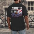 Abuela Rookie Of Year 1st Birthday Baseball Theme Matching Men's Back Print T-Shirt