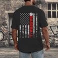 American Flag Baseball Team Baseball Player Baseball Men's Back Print T-Shirt American Flag Baseball Team Baseball Player Baseball Men's Back Print T-Shirt