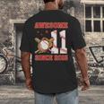 Awesome Since 2015 11 Year Old Boys Bday Baseball Theme Men's Back Print T-Shirt Awesome Since 2015 11 Year Old Boys Bday Baseball Theme Men's Back Print T-Shirt