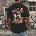 This Baller Is Now 11 Year Baseball Player 11th Birthday Boy Men's Back Print T-Shirt