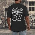 Baseball 6 7 Number 67 Six Seven Meme Boys Youth Kids Men's Back Print T-Shirt Baseball 6 7 Number 67 Six Seven Meme Boys Youth Kids Men's Back Print T-Shirt