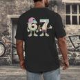 Baseball 67 Dripping Six Seven Drip Meme Ice Cream Boy Men's Back Print T-Shirt Baseball 67 Dripping Six Seven Drip Meme Ice Cream Boy Men's Back Print T-Shirt