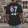 Baseball 67 Ice Cream Drip Six Seven Boys Men's Back Print T-Shirt Baseball 67 Ice Cream Drip Six Seven Boys Men's Back Print T-Shirt