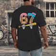 Baseball 67 Ice Cream Drip Skeleton Six Seven Boys Meme Men's Back Print T-Shirt