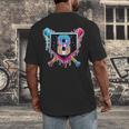Baseball 8 Year Old Boy Ice Cream Drip 8th Birthday Player Men's Back Print T-Shirt Baseball 8 Year Old Boy Ice Cream Drip 8th Birthday Player Men's Back Print T-Shirt
