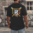 Baseball 8 Year Old Ice Cream Drip 8th Birthday Boy Number 8 Men's Back Print T-Shirt Baseball 8 Year Old Ice Cream Drip 8th Birthday Boy Number 8 Men's Back Print T-Shirt
