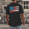Baseball American Flag Patriotic USA Pride Men's Back Print T-Shirt Baseball American Flag Patriotic USA Pride Men's Back Print T-Shirt