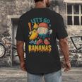 Baseball Banana Sports Drip Art For Kids Men's Back Print T-Shirt Baseball Banana Sports Drip Art For Kids Men's Back Print T-Shirt