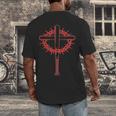 Baseball Cross Bats Pitcher Jesus Faith Men's Back Print T-Shirt Baseball Cross Bats Pitcher Jesus Faith Men's Back Print T-Shirt