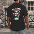 Baseball Cute Youth Ice Cream Valentine Day Sporty Fun Men's Back Print T-Shirt Baseball Cute Youth Ice Cream Valentine Day Sporty Fun Men's Back Print T-Shirt