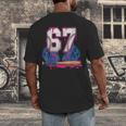 Baseball Drip 67 Meme Six Seven 6-7 Gen Alpha Slang Men's Back Print T-Shirt Baseball Drip 67 Meme Six Seven 6-7 Gen Alpha Slang Men's Back Print T-Shirt