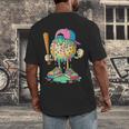 Baseball Drip For Boys Ice Cream Drip Baseball Sport Men's Back Print T-Shirt Baseball Drip For Boys Ice Cream Drip Baseball Sport Men's Back Print T-Shirt