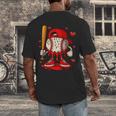 Baseball Drip Ice Cream Apparel Boys Kids Valentines Day Men's Back Print T-Shirt Baseball Drip Ice Cream Apparel Boys Kids Valentines Day Men's Back Print T-Shirt