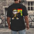 Baseball Drip Ice Cream Boys Youth Kids History Month Men's Back Print T-Shirt
