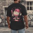 Baseball Drip Ice Cream Breast Cancer Awareness Boys & Girls Men's Back Print T-Shirt