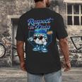 Baseball Drip Ice Cream Respect The Drip Home Plate Boy Kids Men's Back Print T-Shirt Baseball Drip Ice Cream Respect The Drip Home Plate Boy Kids Men's Back Print T-Shirt