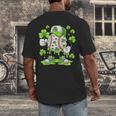 Baseball Drip Ice Cream Shamrock Irish St Patricks Men Men's Back Print T-Shirt Baseball Drip Ice Cream Shamrock Irish St Patricks Men Men's Back Print T-Shirt