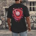 Baseball Drip Ice Cream Sprinkles Valentines Day Baseball Men's Back Print T-Shirt Baseball Drip Ice Cream Sprinkles Valentines Day Baseball Men's Back Print T-Shirt