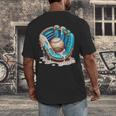 Baseball Drip Ice Cream Sprinkless Glove Boy Kid Men's Back Print T-Shirt Baseball Drip Ice Cream Sprinkless Glove Boy Kid Men's Back Print T-Shirt