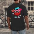 Baseball Drip Ice Cream Valentines Day Baseball Sport Boys Men's Back Print T-Shirt Baseball Drip Ice Cream Valentines Day Baseball Sport Boys Men's Back Print T-Shirt