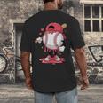 Baseball Drip Icecream Boy Kids Valentine Men's Back Print T-Shirt Baseball Drip Icecream Boy Kids Valentine Men's Back Print T-Shirt