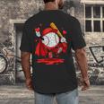 Baseball Drip Icecream Youth Boy Valentine Men's Back Print T-Shirt Baseball Drip Icecream Youth Boy Valentine Men's Back Print T-Shirt
