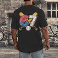 Baseball Drip Number 67 Player 67th Birthday Meme Men's Back Print T-Shirt