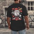 Baseball Drip Valentine Boys Women Men Hearts Sport Love Men's Back Print T-Shirt Baseball Drip Valentine Boys Women Men Hearts Sport Love Men's Back Print T-Shirt