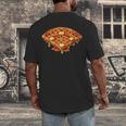 Baseball Dripping Waffle Field Men's Back Print T-Shirt