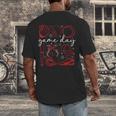 Baseball Game Day Coquette Game Day Baseball Men's Back Print T-Shirt Baseball Game Day Coquette Game Day Baseball Men's Back Print T-Shirt