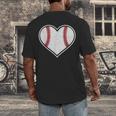 Baseball Heart Love Sport Valentines Day Men Women Boys Kids Men's Back Print T-Shirt Baseball Heart Love Sport Valentines Day Men Women Boys Kids Men's Back Print T-Shirt