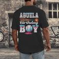 Baseball Ice Cream Drip Abuela Of The Birthday Boy Men's Back Print T-Shirt Baseball Ice Cream Drip Abuela Of The Birthday Boy Men's Back Print T-Shirt