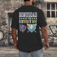 Baseball Ice Cream Drip Bonus Dad Of The Birthday Boy Men's Back Print T-Shirt Baseball Ice Cream Drip Bonus Dad Of The Birthday Boy Men's Back Print T-Shirt