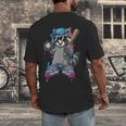 Baseball Ice Cream Drip For Boys And Girls Batter Game Day Men's Back Print T-Shirt