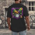 Baseball Ice Cream Drip Boys Mardi Gras Carnival Party Mask Men's Back Print T-Shirt Baseball Ice Cream Drip Boys Mardi Gras Carnival Party Mask Men's Back Print T-Shirt