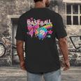 Baseball Ice Cream Drip Coquette Women Girls Mom Mama Men's Back Print T-Shirt Baseball Ice Cream Drip Coquette Women Girls Mom Mama Men's Back Print T-Shirt
