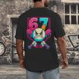 Baseball Ice Cream Drip Number 67 Six Seven Meme 67 Men's Back Print T-Shirt Baseball Ice Cream Drip Number 67 Six Seven Meme 67 Men's Back Print T-Shirt