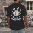 Baseball Ice Cream Drip Youth Boys Cute Easter Sports Men's Back Print T-Shirt
