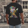 Baseball Ice Cream Dripping Dabbing Baseball Drip Men's Back Print T-Shirt Baseball Ice Cream Dripping Dabbing Baseball Drip Men's Back Print T-Shirt