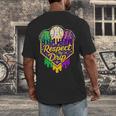 Baseball Ice Cream Respect The Drip Mardi Gras Carnival Boys Men's Back Print T-Shirt Baseball Ice Cream Respect The Drip Mardi Gras Carnival Boys Men's Back Print T-Shirt