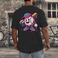 Baseball Ice Cream Shirt Cool Baseball Drip For Boys Men's Back Print T-Shirt