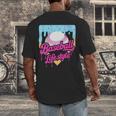 Baseball Life Lifestyle Home Plate Ice Cream Drip Men Boys Men's Back Print T-Shirt