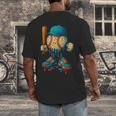 Baseball Lifestyle Youth Baseball Drip Icecream Men's Back Print T-Shirt Baseball Lifestyle Youth Baseball Drip Icecream Men's Back Print T-Shirt