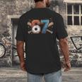 Baseball Lover Drip Number 67 Player 67th Birthday Meme Men's Back Print T-Shirt Baseball Lover Drip Number 67 Player 67th Birthday Meme Men's Back Print T-Shirt